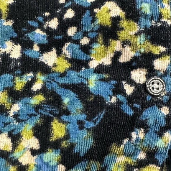 J. Jill Corduroy Button Up Long Sleeve Shirt No size Tag ? Medium Petite READ - Picture 6 of 13